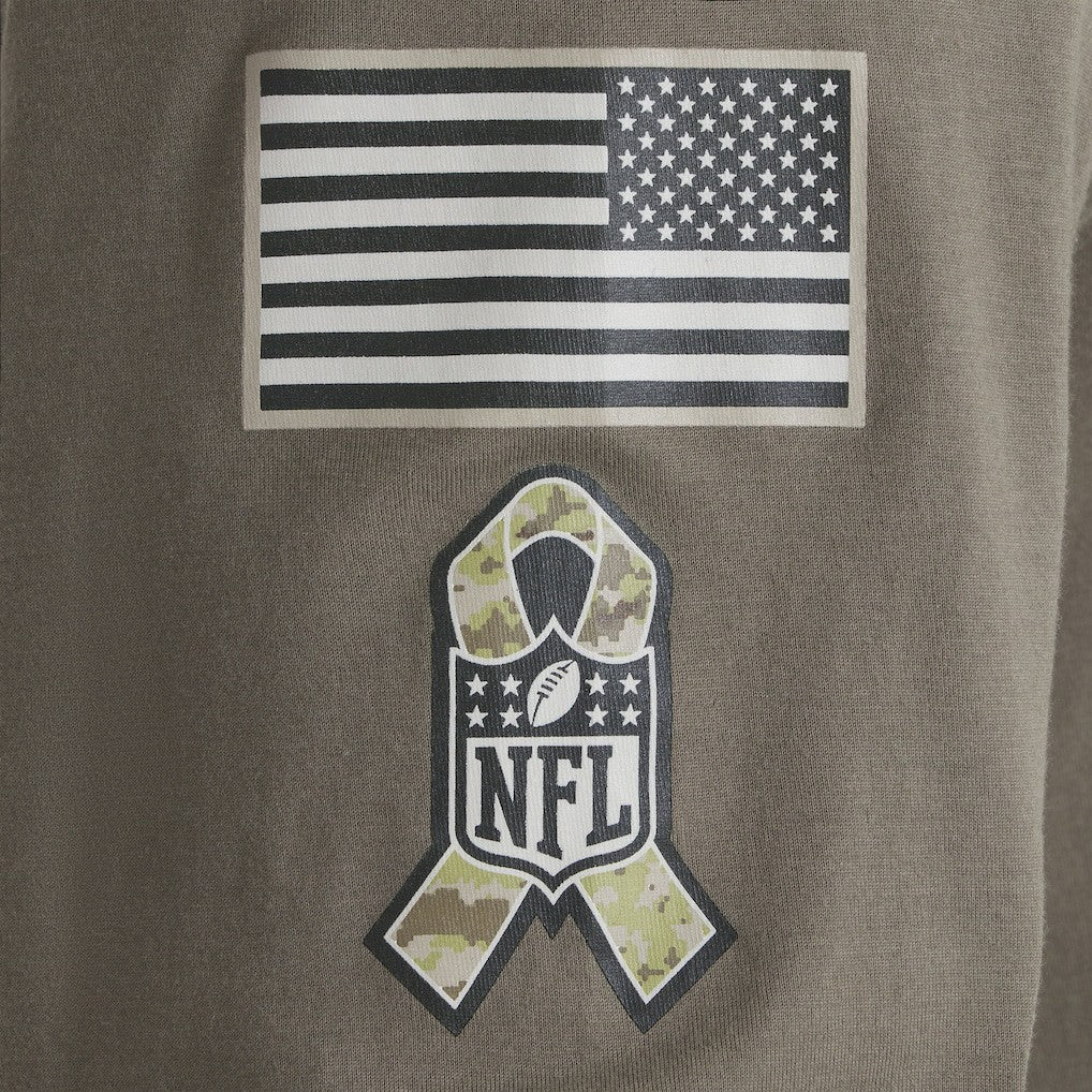 Pittsburgh Steelers 2025 Salute to Service Sideline Long Sleeve T-Shirt Olive - Nike