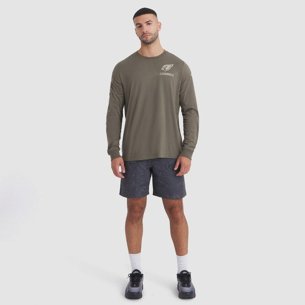 Arizona Cardinals 2025 Salute to Service Sideline Long Sleeve T-Shirt Olive - Nike