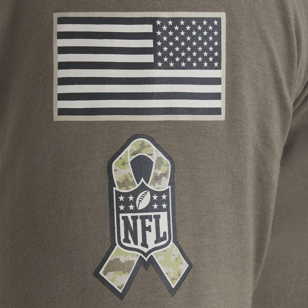 Baltimore Ravens 2025 Salute to Service Sideline Long Sleeve T-Shirt Olive - Nike