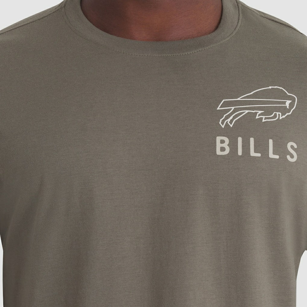 Buffalo Bills 2025 Salute to Service Sideline Long Sleeve T-Shirt Olive - Nike