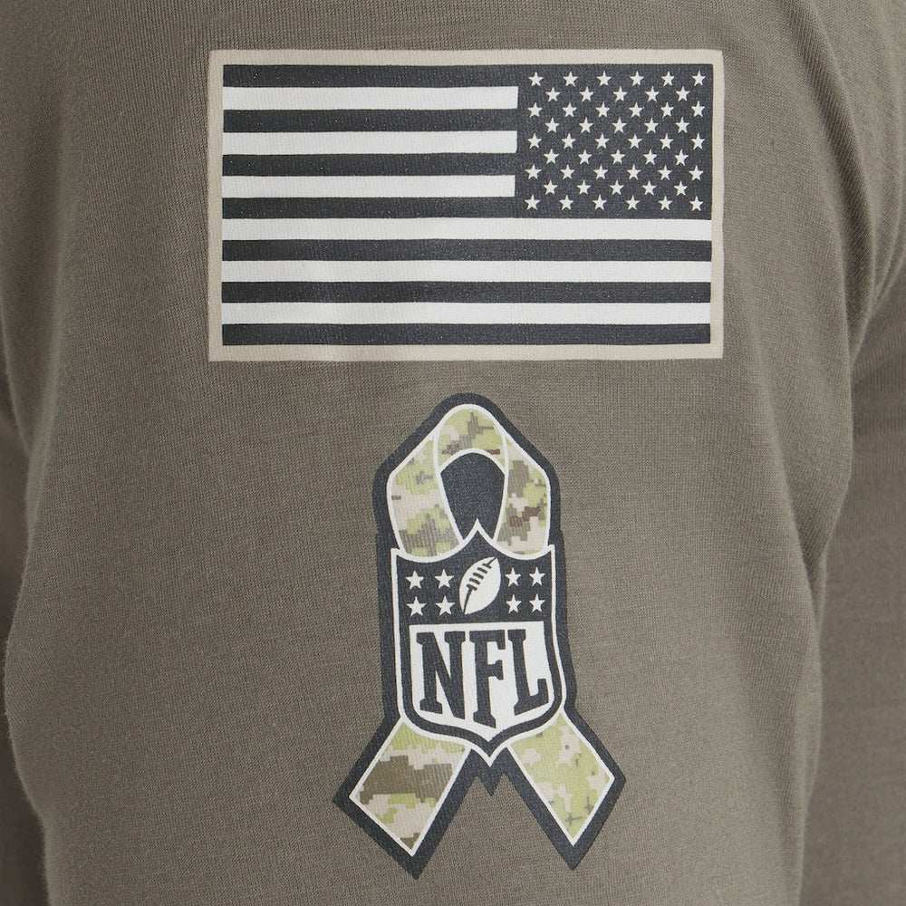 Buffalo Bills 2025 Salute to Service Sideline Long Sleeve T-Shirt Olive - Nike