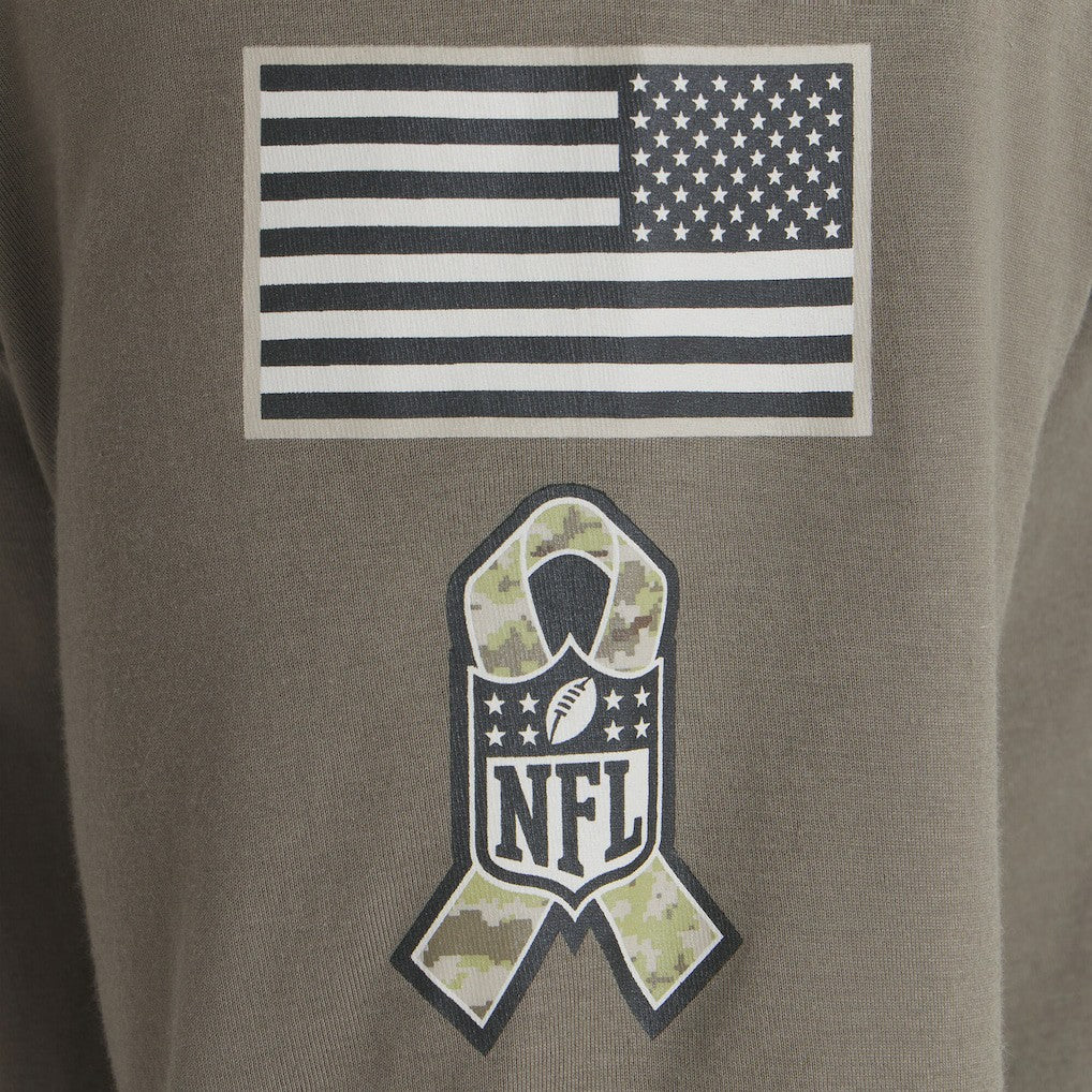 Cleveland Browns 2025 Salute to Service Sideline Long Sleeve T-Shirt Olive - Nike