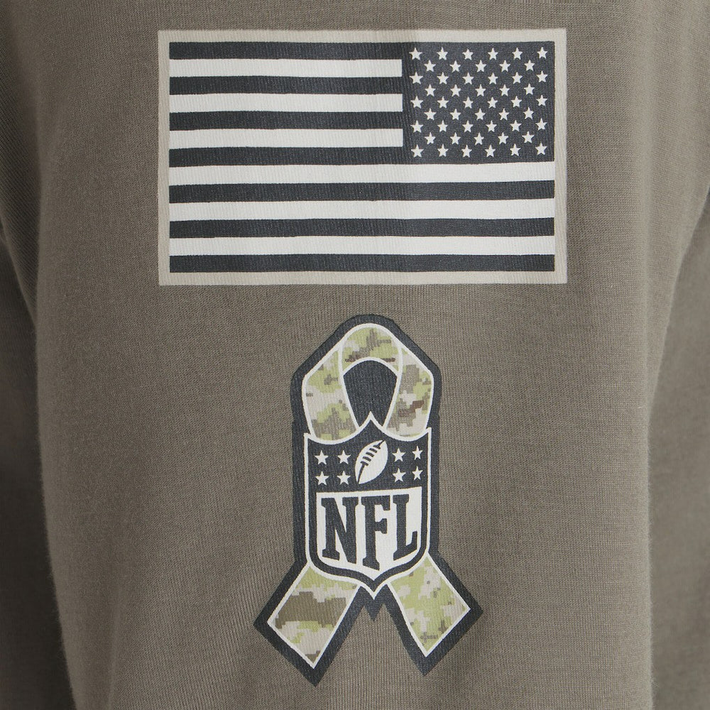 Cleveland Browns 2025 Salute to Service Sideline Long Sleeve T-Shirt Olive - Nike