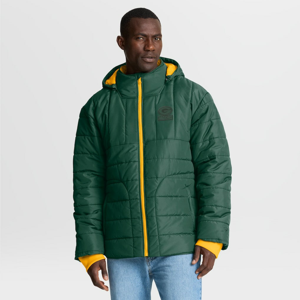 Green Bay Packers Full-Zip Hooded Jacket Green - Fanatics