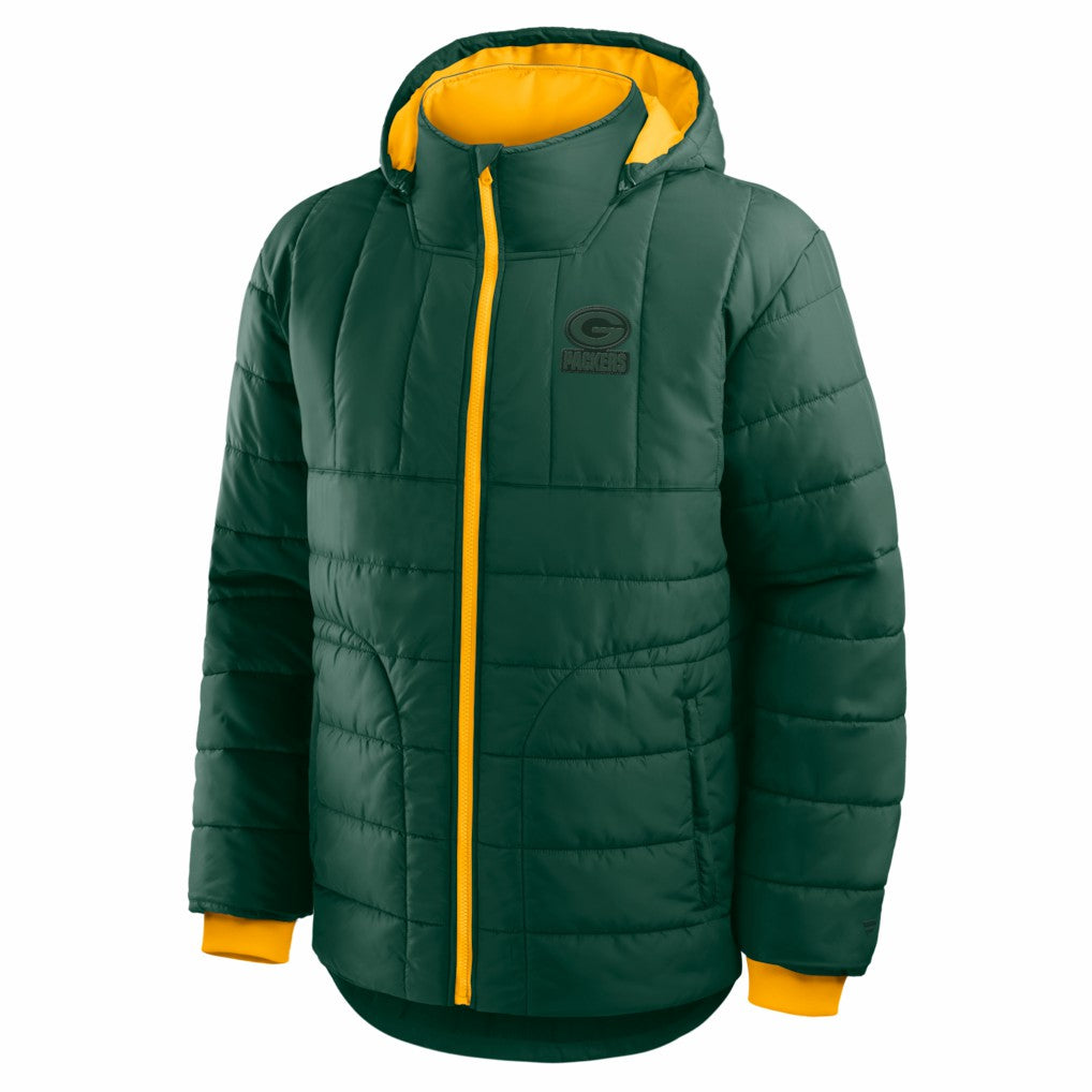 Green Bay Packers Full-Zip Hooded Jacket Green - Fanatics