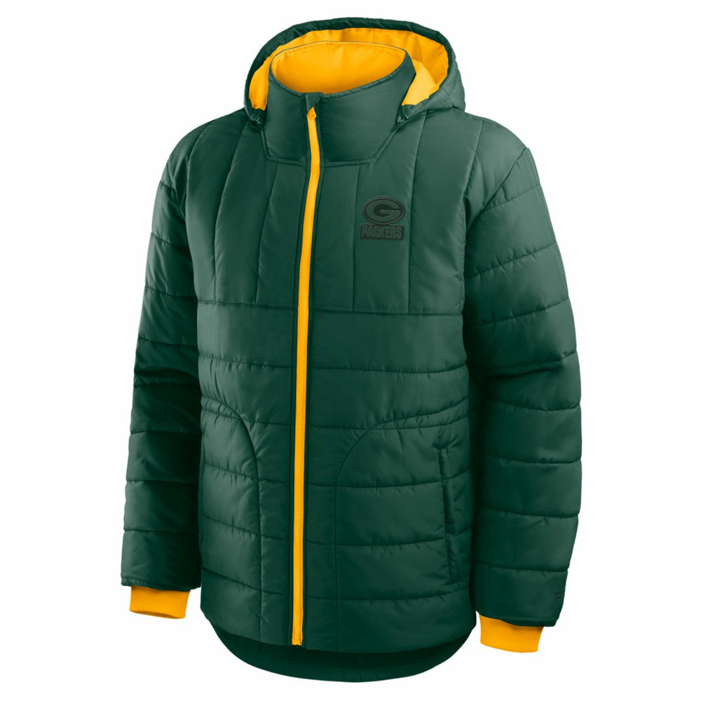 Green Bay Packers Full-Zip Hooded Jacket Green - Fanatics