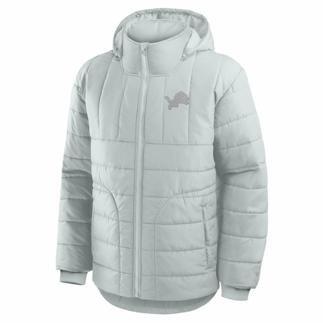 Detroit Lions Full-Zip Hooded Jacket Gray - Fanatics