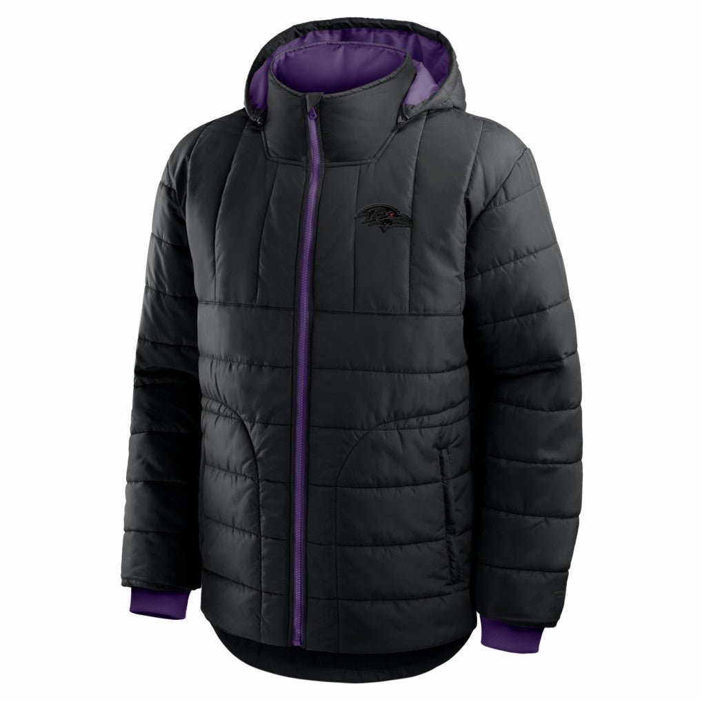 Baltimore Ravens Full-Zip Hooded Jacket Black - Fanatics
