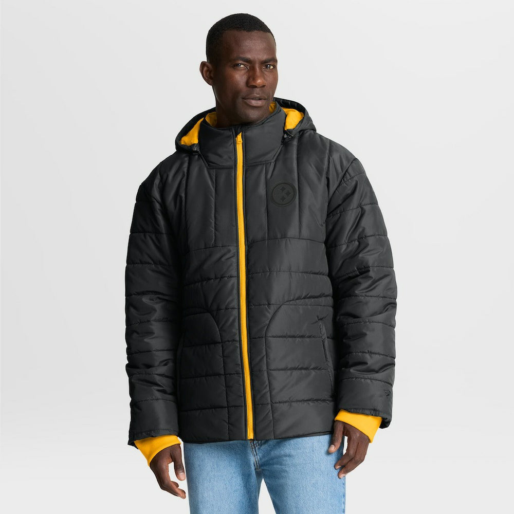 Pittsburgh Steelers Full-Zip Hooded Jacket Black - Fanatics