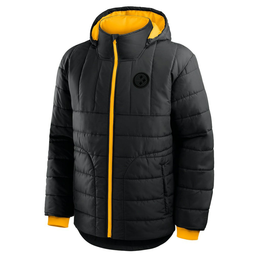 Pittsburgh Steelers Full-Zip Hooded Jacket Black - Fanatics