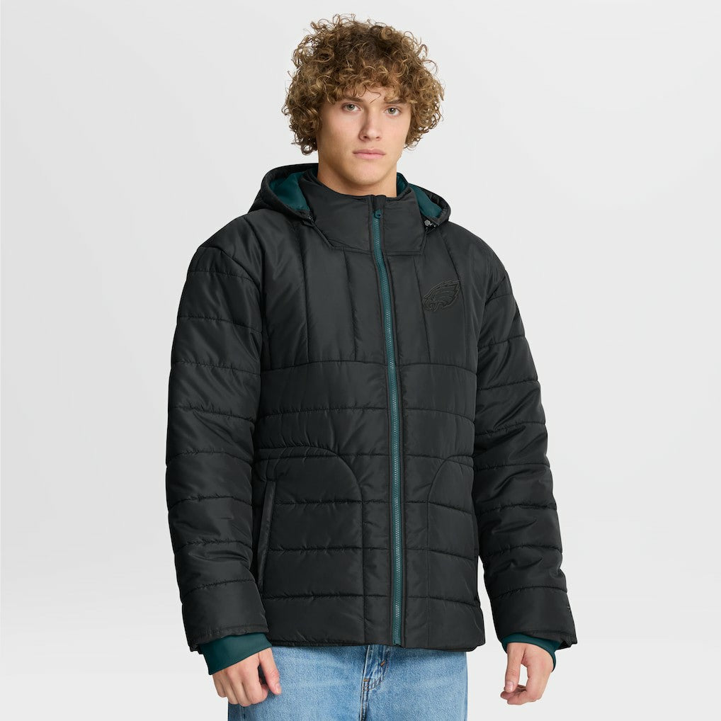 Philadelphia Eagles Full-Zip Hooded Jacket Black - Fanatics