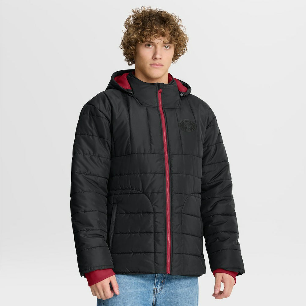 San Francisco 49ers Full-Zip Hooded Jacket Black - Fanatics