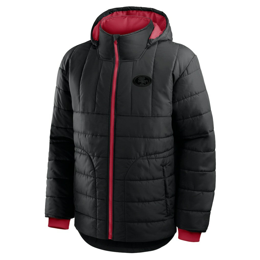San Francisco 49ers Full-Zip Hooded Jacket Black - Fanatics