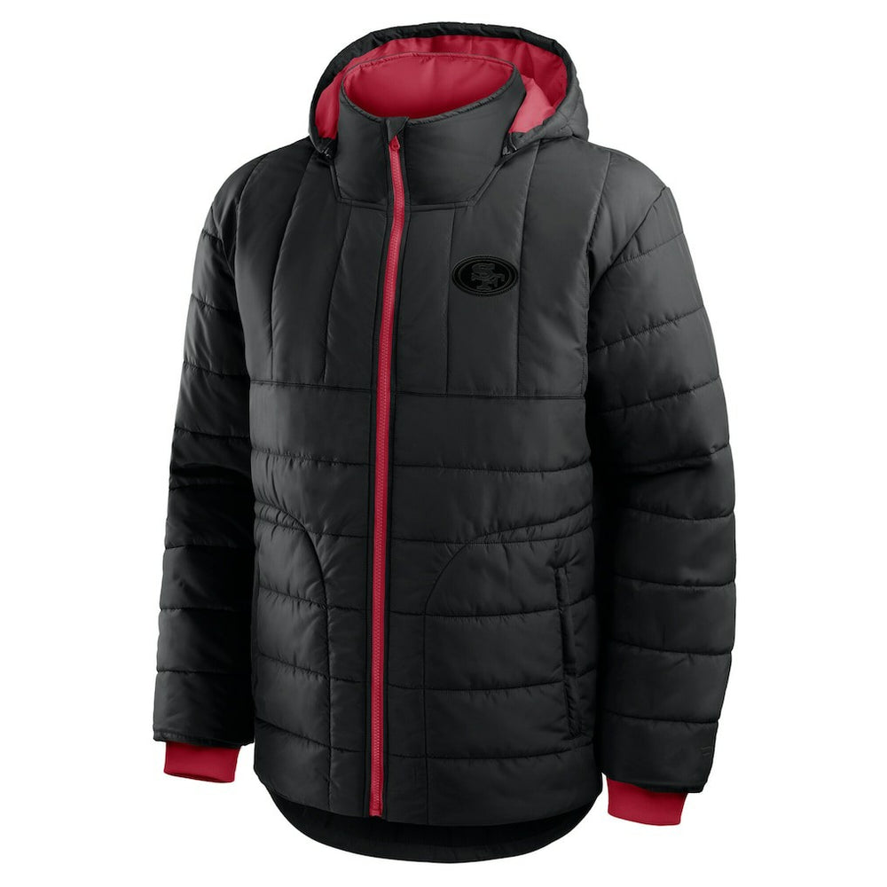 San Francisco 49ers Full-Zip Hooded Jacket Black - Fanatics