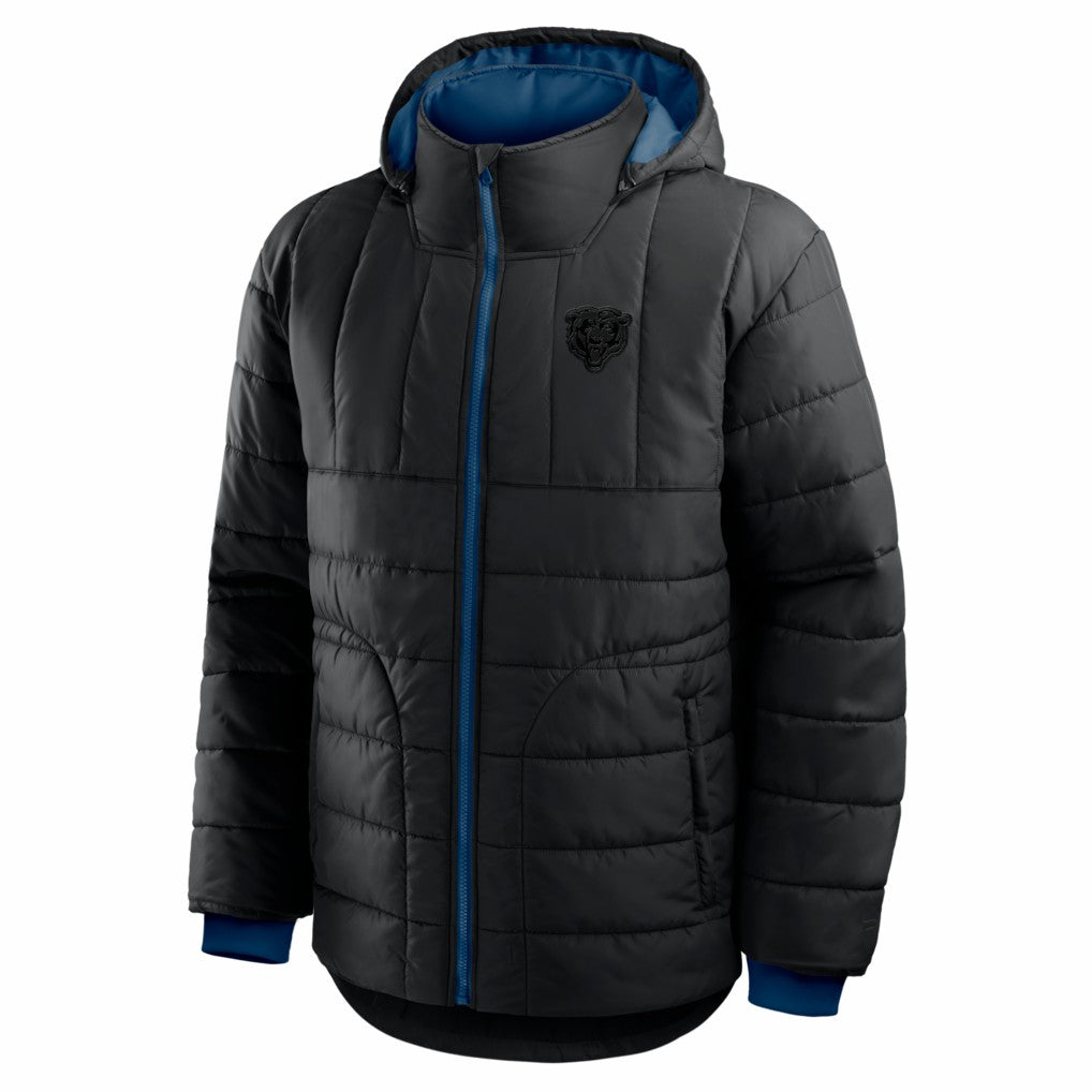 Chicago Bears Full-Zip Hooded Jacket Black - Fanatics