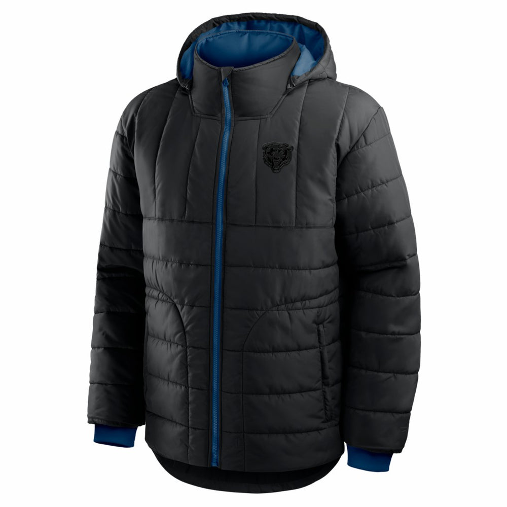Chicago Bears Full-Zip Hooded Jacket Black - Fanatics