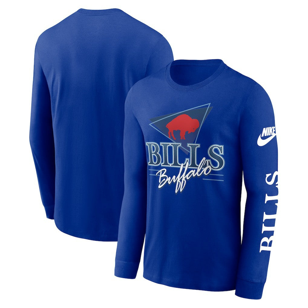 Buffalo Bills Rewind Long Sleeve T-Shirt Royal - Nike