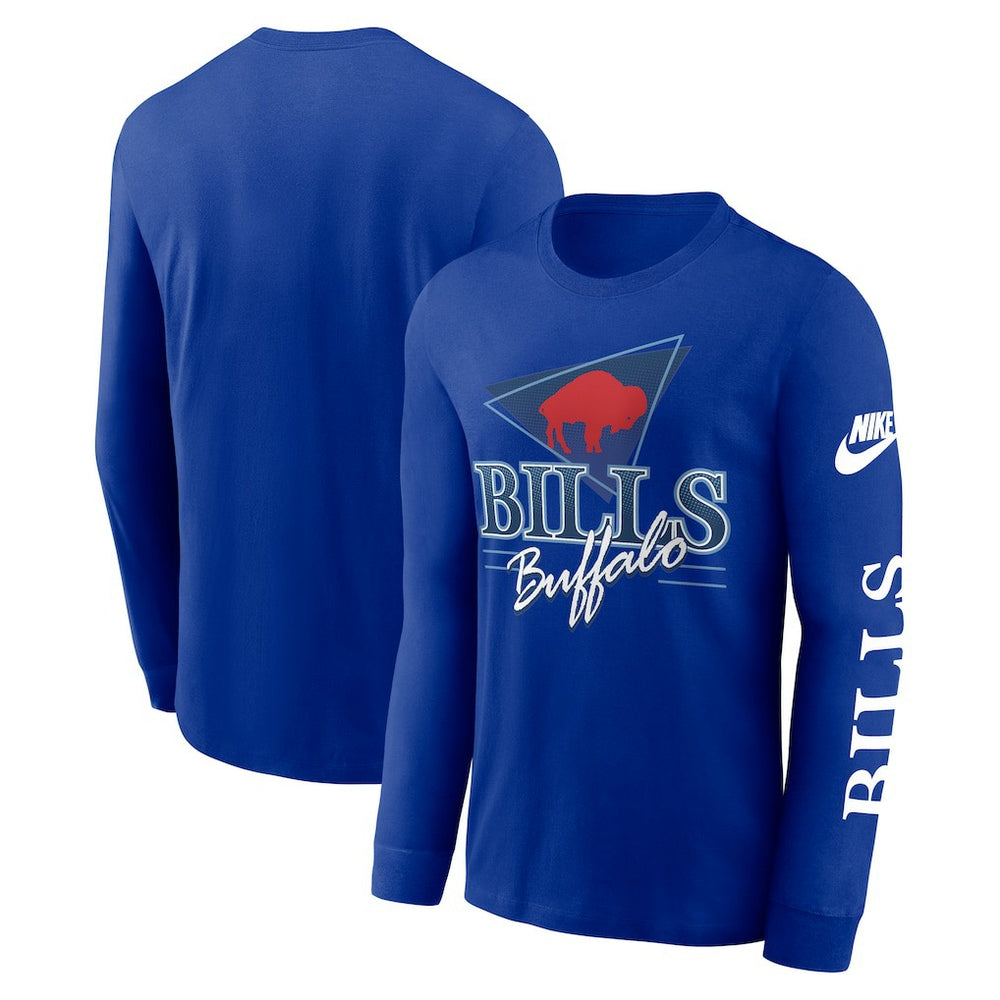 Buffalo Bills Rewind Long Sleeve T-Shirt Royal - Nike