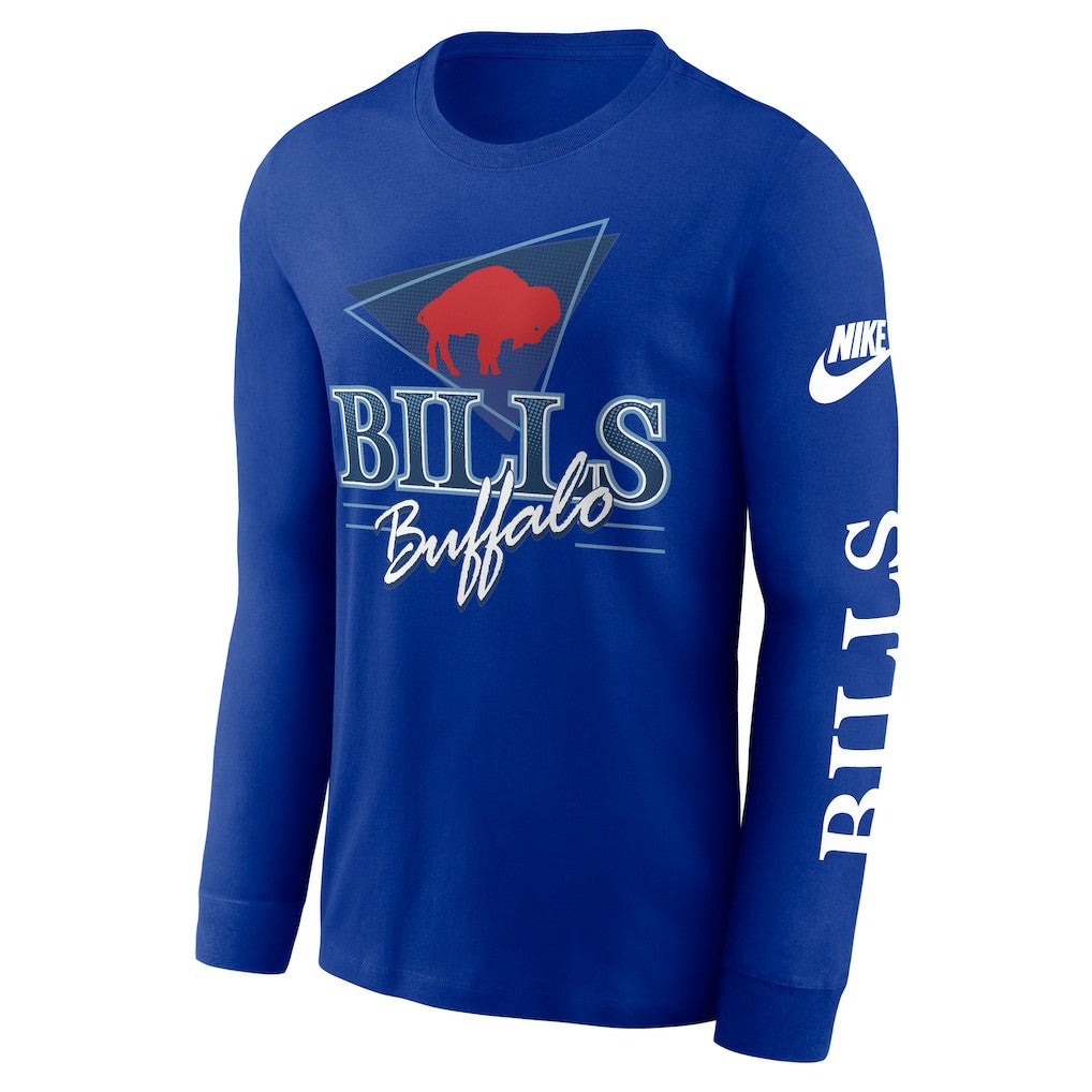 Buffalo Bills Rewind Long Sleeve T-Shirt Royal - Nike