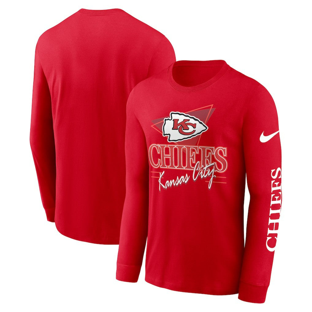 Kansas City Chiefs Rewind Long Sleeve T-Shirt Red - Nike