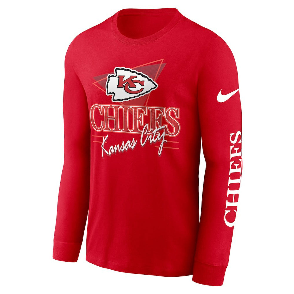 Kansas City Chiefs Rewind Long Sleeve T-Shirt Red - Nike