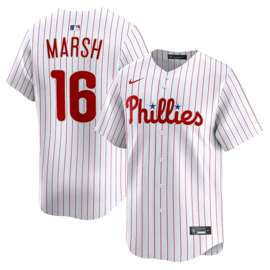 Brandon Marsh Philadelphia Phillies Nike Home Limited Player Jersey - White | MLB Jerseys