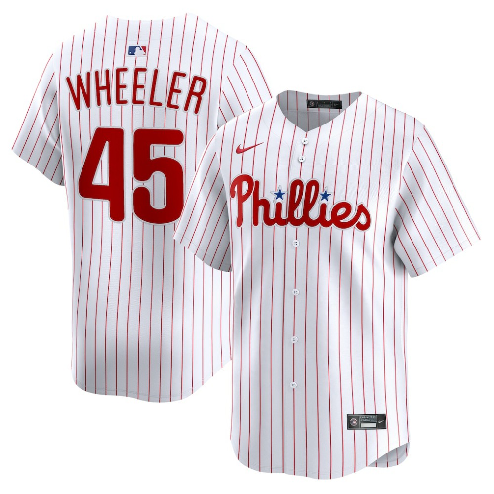 Zack Wheeler Philadelphia Phillies Nike Home Limited Player Jersey discount