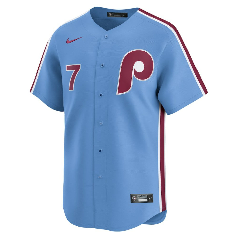 Trea Turner Philadelphia Phillies Nike Alternate Limited Player Jersey On Sale