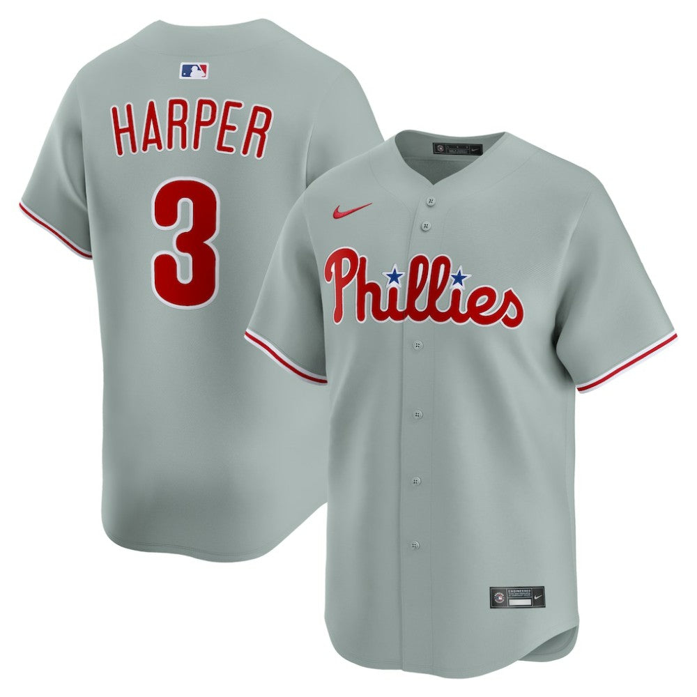 Bryce Harper Philadelphia Phillies Nike Road Limited Player Jersey Sale