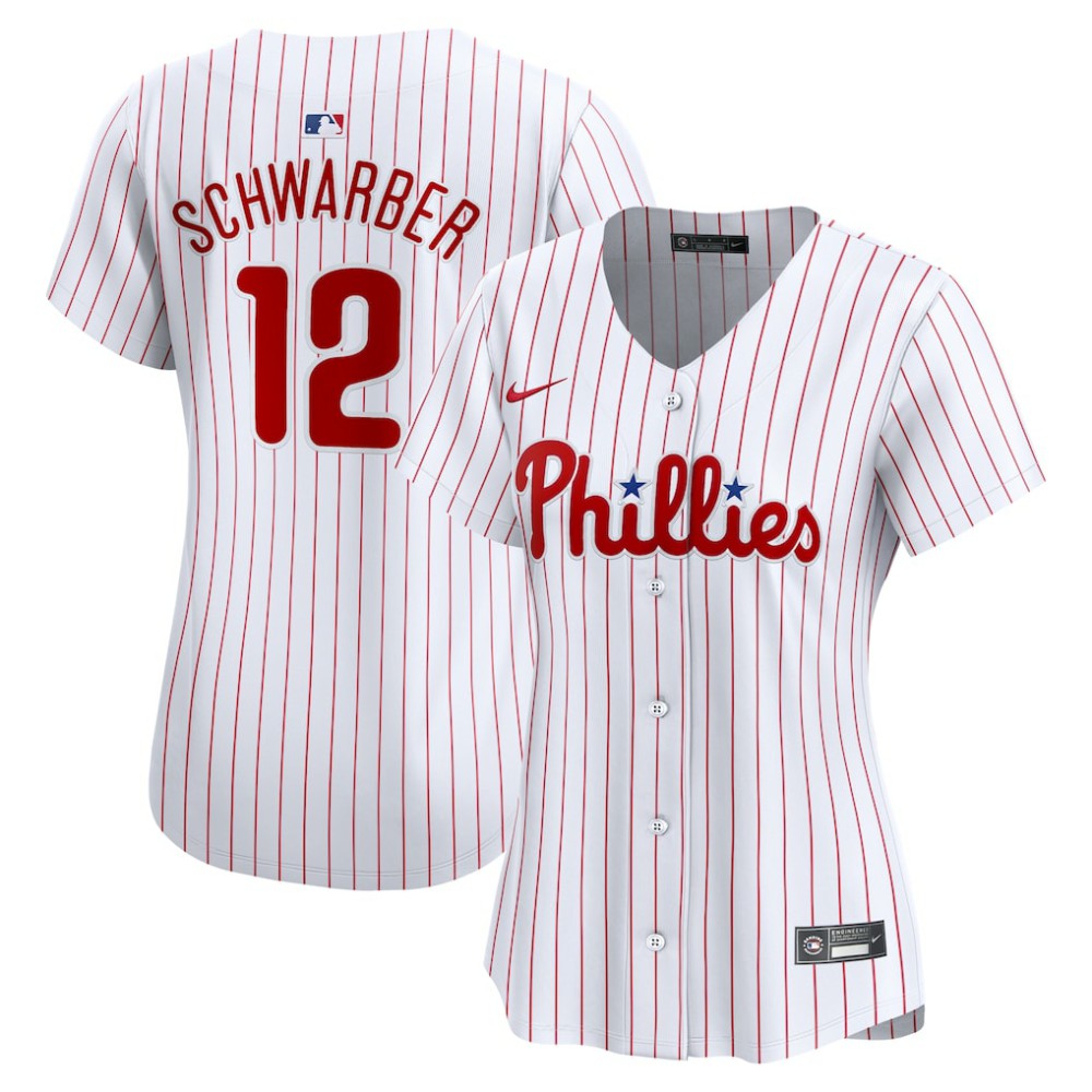 Kyle Schwarber Philadelphia Phillies Nike Women's Home Limited Player Jersey for sale
