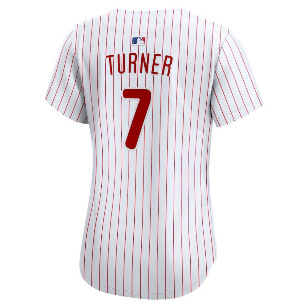 Trea Turner Philadelphia Phillies Nike Women's Home Limited Player Jersey - White | MLB Jerseys