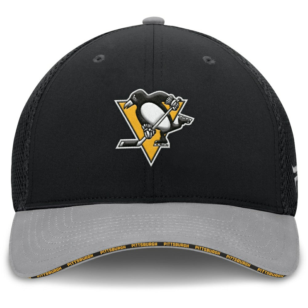 Pittsburgh Penguins Fanatics Fundamentals Span Flex Hat Black