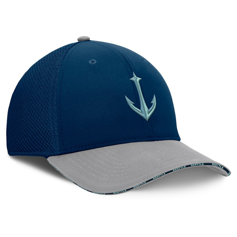 Seattle Kraken Fanatics Fundamentals Span Flex Hat Deep Sea Blue
