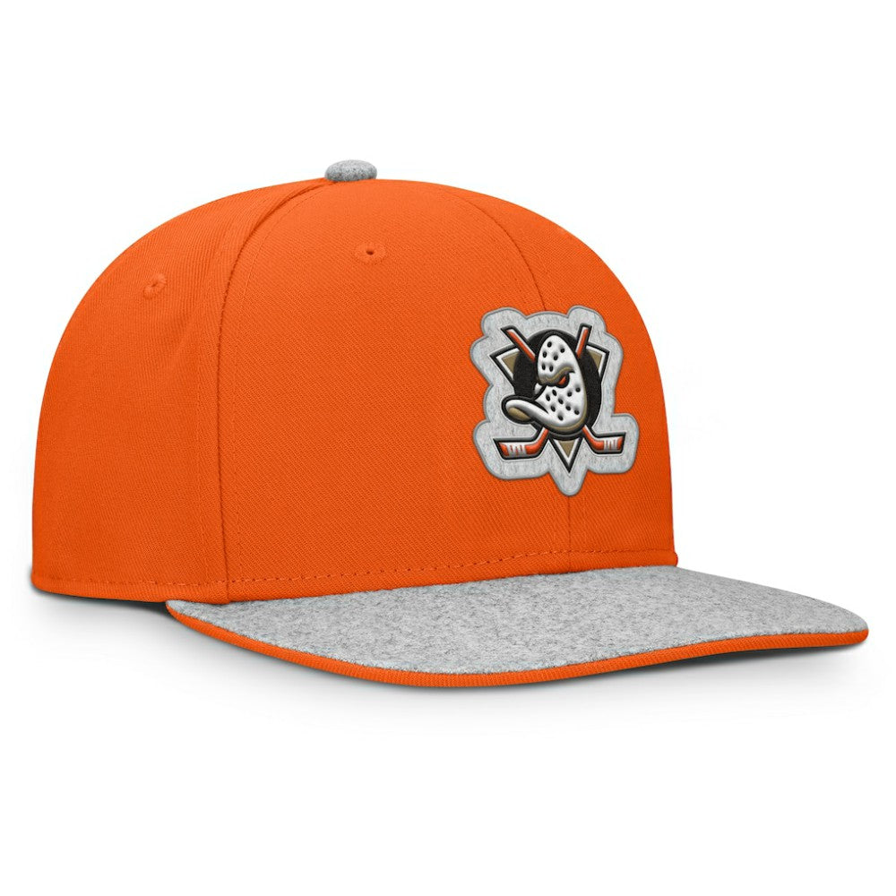 Anaheim Ducks - Fanatics Fundamentals Loden Snapback Hat Orange