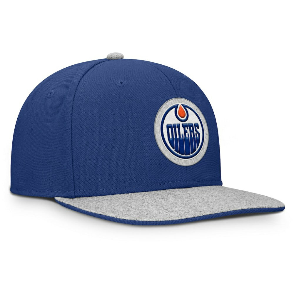 Edmonton Oilers - Fanatics Fundamentals Loden Snapback Hat Royal