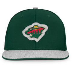 Minnesota Wild - Fanatics Fundamentals Loden Snapback Hat Green