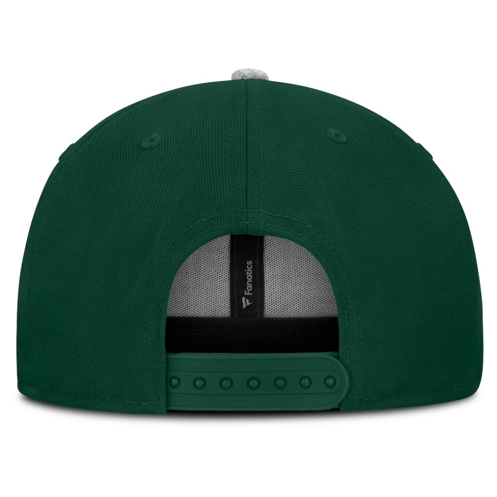 Minnesota Wild - Fanatics Fundamentals Loden Snapback Hat Green