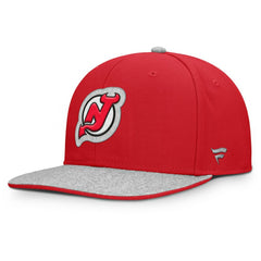 New Jersey Devils - Fanatics Fundamentals Loden Snapback Hat Red