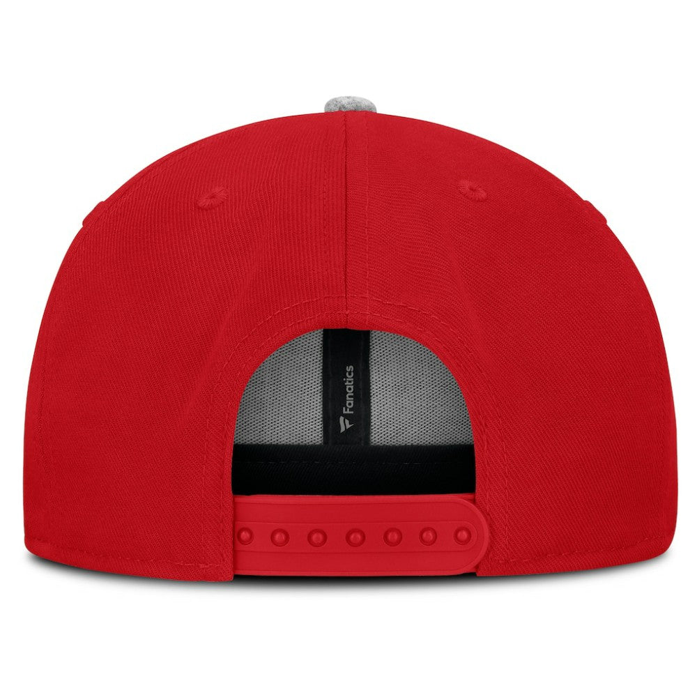 New Jersey Devils - Fanatics Fundamentals Loden Snapback Hat Red