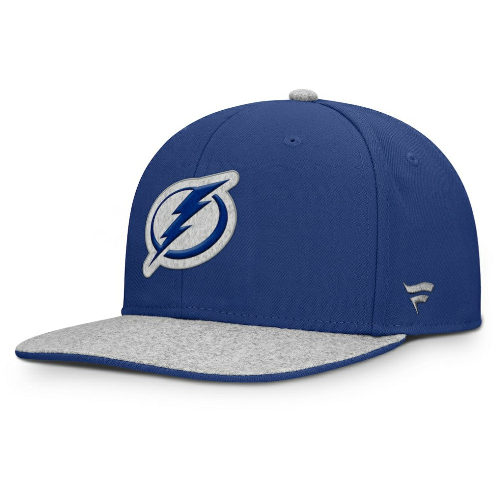 Tampa Bay Lightning - Fanatics Fundamentals Loden Snapback Hat Blue