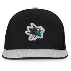 San Jose Sharks - Fanatics Fundamentals Loden Snapback Hat Black
