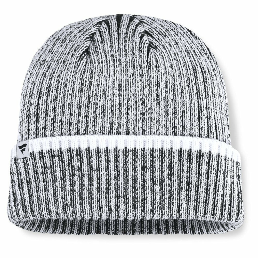 Vegas Golden Knights Fanatics Fundamental Haze Cuffed Knit Hat Charcoal/White