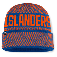 New York Islanders - Fanatics Fundamentals Shelter Cuffed Knit Hat Royal/Orange