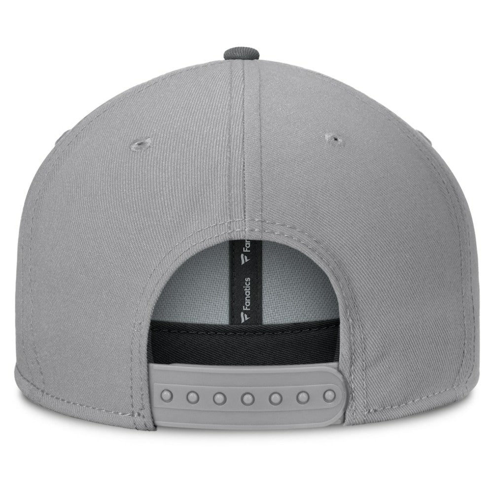Vegas Golden Knights Fanatics Fundamentals Duo Split Logo Snapback Hat Gray
