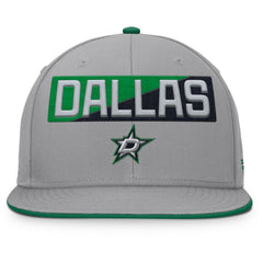 Dallas Stars - Fanatics Fundamentals Duo Split Logo Snapback Hat Gray