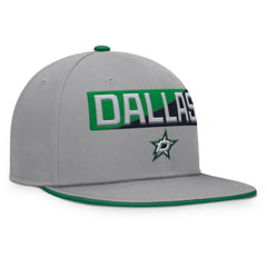 Dallas Stars - Fanatics Fundamentals Duo Split Logo Snapback Hat Gray