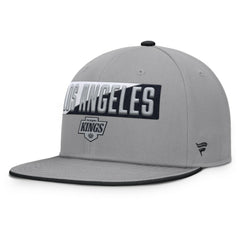 Los Angeles Kings - Fanatics Fundamentals Duo Split Logo Snapback Hat Gray