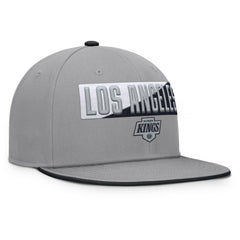 Los Angeles Kings - Fanatics Fundamentals Duo Split Logo Snapback Hat Gray