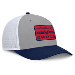Washington Capitals Fanatics Fundamental Adapt Trucker Adjustable Hat Gray/Navy