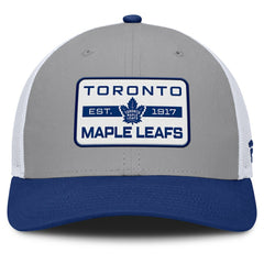 Toronto Maple Leafs - Fanatics Fundamental Adapt Trucker Adjustable Hat Gray/Blue